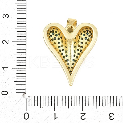 Brass Micro Pave Sky Blue Cubic Zirconia Pendants CU-CBA4A93-02G-G-1