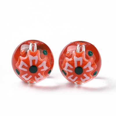 Transparent Glass Beads LAMP-B021-03A-02-1