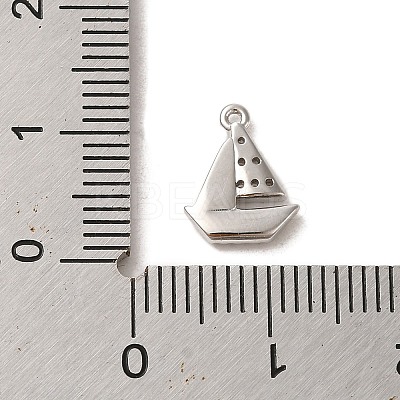 Brass Micro Pave Cubic Zirconia Charms KK-C043-06P-1