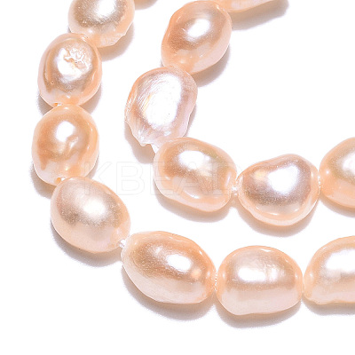 Natural Cultured Freshwater Pearl Beads Strands PEAR-N014-05J-1