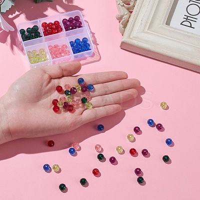 DIY Transparent Beads Bracelet Making Kit DIY-YW0004-40-1