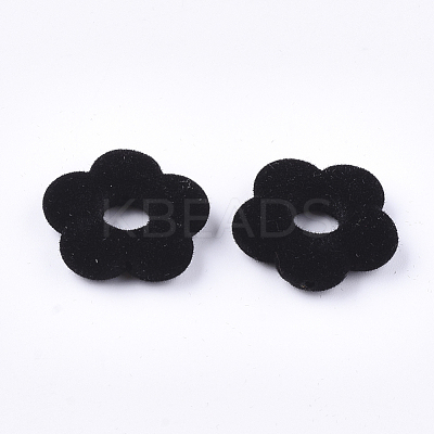 Flocky Acrylic Bead Frames OACR-T005-05-01-1
