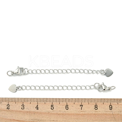 Rack Plating Brass Chain Extender X-FIND-T071-14P-1