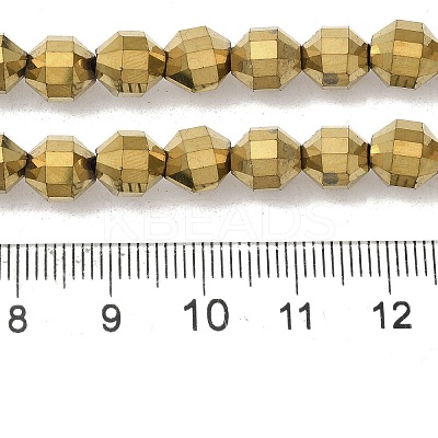Electroplated Synthetic Non-magnetic Hematite Beads Strands G-I364-L01-03-1