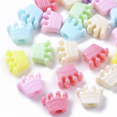 Opaque Polystyrene Plastic Beads X-KY-I004-16-1