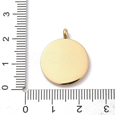 304 Stainless Steel Pendants LS-STAS-F306-09G-1