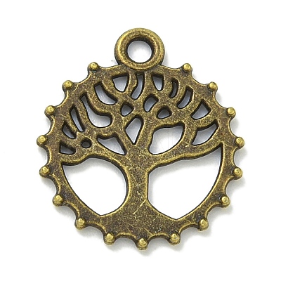 Tibetan Style Alloy Pendants TIBE-I026-5975AB-1