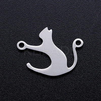 Non-Tarnish 201 Stainless Steel Connector Charms LS-FIND-PW0003-07B-P-1