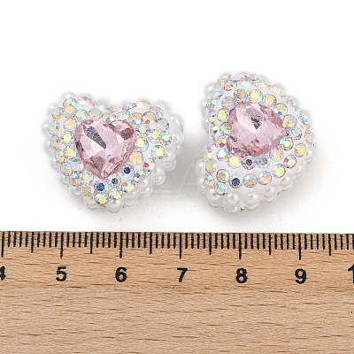 Polymer Clay Glass Rhinestone Beads CLAY-NH0001-13G-1