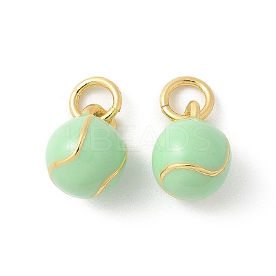 Brass Enamel Pendants KK-P294-38G-04-1