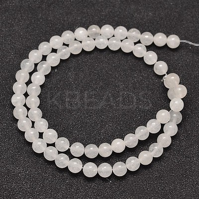Natural Malaysia Jade Bead Strands G-A146-6mm-A29-1
