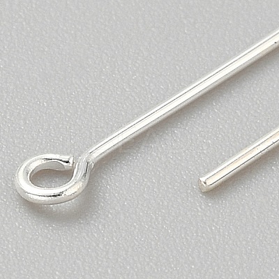 925 Sterling Silver Eye Pins STER-WH0019-25C-03-1