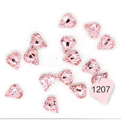 Glass Rhinestone Cabochons X-MRMJ-Q032-054A-05-1