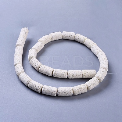 Natural Lava Rock Beads Strands G450-B12-1