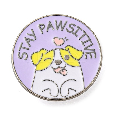 Alloy Enamel Pin Broochs AJEW-Z023-12A-1