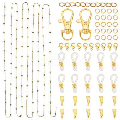 DIY Chain Bracelet Necklace Eyeglass Chains Making Kit DIY-OC0011-20-1