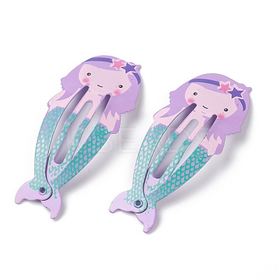 Baking Paint Iron Snap Hair Clips PHAR-B0002-27B-1