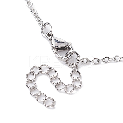 3Pcs 3 Style 304 Stainless Steel & Brass Macrame Pouch Empty Stone Holder for Pendant Necklaces Making NJEW-JN04442-1