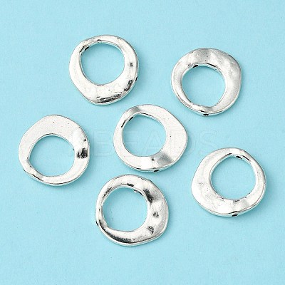 Tibetan Style Irregular Ring Bead Frames LF10246Y-1