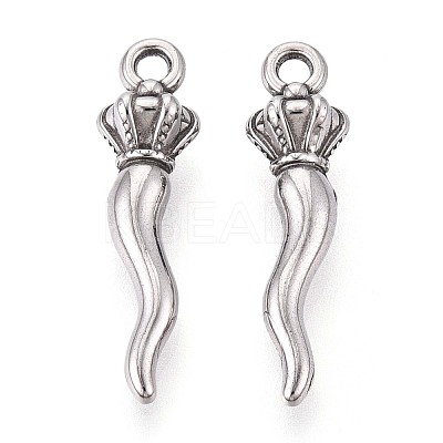 304 Stainless Steel Pendants STAS-T065-29P-1