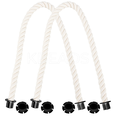 Practical Twisted Cotton Rope Bag Handle FIND-WH0116-34A-1