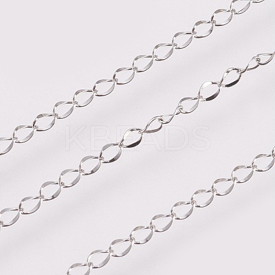 Tarnish Resistant 304 Stainless Steel Twisted Chain Curb Chains CHS-K008-15A-1