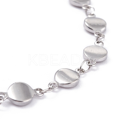 Tarnish Resistant 304 Stainless Steel Link Chain Bracelets BJEW-I295-16P-1