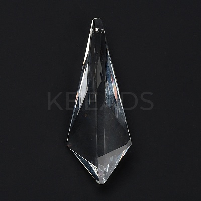 Transparent Glass Big Pendants GLAA-R223-10-1