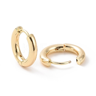 Brass Huggie Hoop Earrings for Women EJEW-A083-04G-1