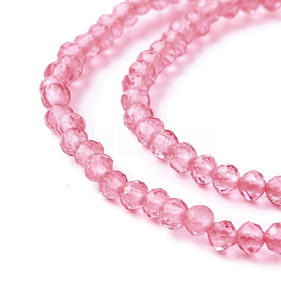 Transparent Glass Beads Strands GLAA-C019-01A-19-1