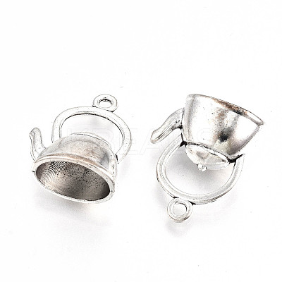 Tibetan Style Alloy Pendants X-TIBE-S323-065AS-RS-1