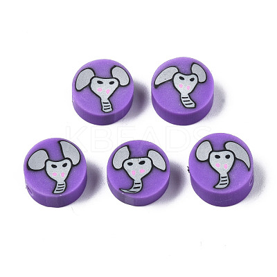 Handmade Polymer Clay Beads CLAY-N008-036A-1