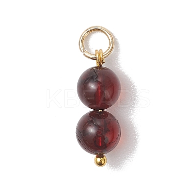 Natural Amber Round Pendants PALLOY-JF04989-1