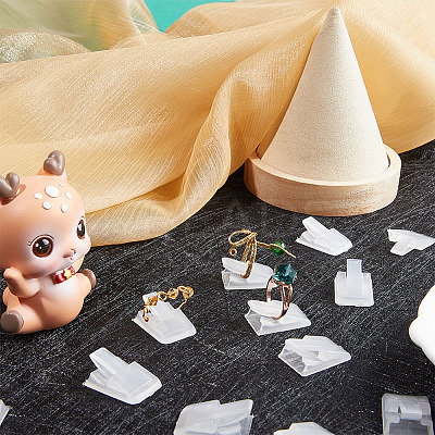 39Pcs Plastic Ring Holder KY-CP0001-03-1