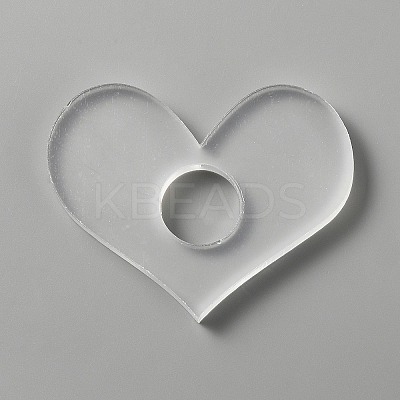 Transparent Acrylic Thumb Bookmark OFST-WH0002-14A-1