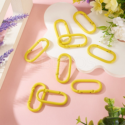 10Pcs Alloy Spring Gate Rings FIND-TA0009-25H-1
