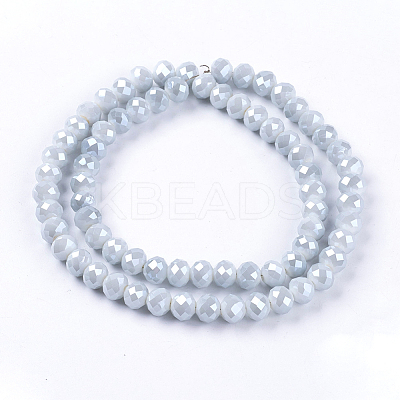 Electroplate Glass Beads Strands EGLA-D020-10x8mm-47-1