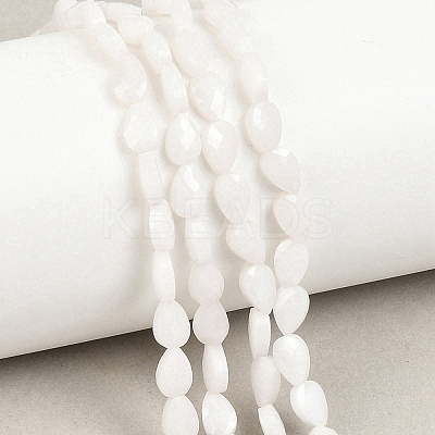 Natural White Moonstone Beads Strands G-A303-A01-01-1