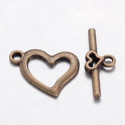 Alloy Toggle Clasps X-PALLOY-B883-AB-1