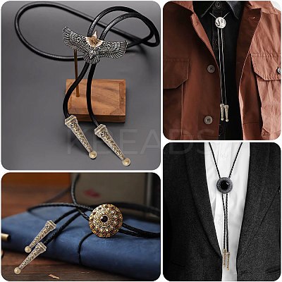 DIY Bolo Tie Jewelry Making Finding Kit FIND-CA0009-19AB-1