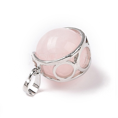Natural Rose Quartz Pendants G-A212-01P-05-1