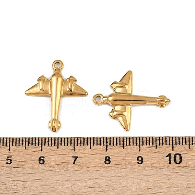 304 Stainless Steel Pendants STAS-G357-05G-01-1