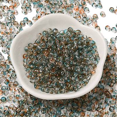 Transparent Colours Glass Round Beads SEED-F006-05A-10-1