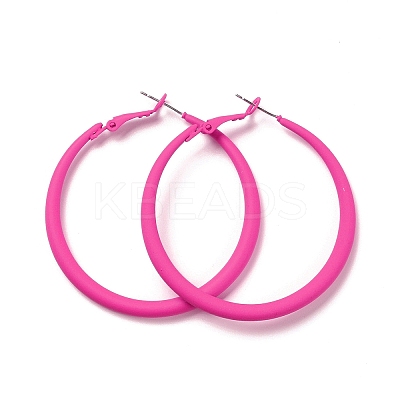 Alloy Big Hoop Earrings for Women EJEW-M201-01D-1