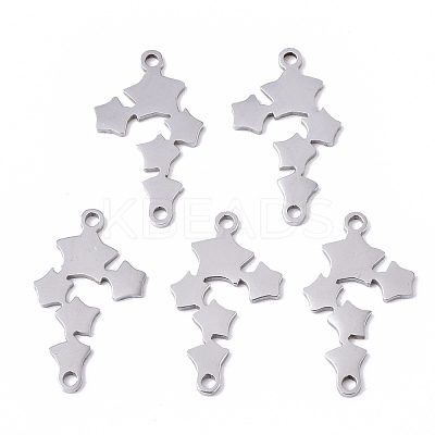 Tarnish Resistant 201 Stainless Steel Links Connectors STAS-N091-72-1
