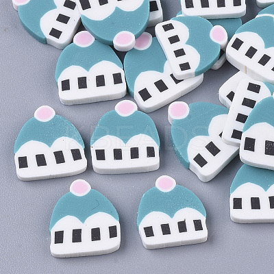 Handmade Polymer Clay Cabochons CLAY-S091-018-1