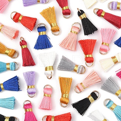 20Pcs Handmade Polycotton(Polyester Cotton) Tassel Decorations FIND-FS0003-27H-1