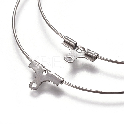 Tarnish Resistant 304 Stainless Steel Wire Pendants STAS-M274-020C-1