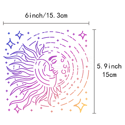 Stainless Steel Cutting Dies Stencils DIY-WH0238-145-1
