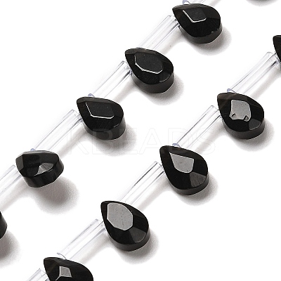 Natural Obsidian Beads Strands G-Q167-A09-02-1